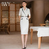IWY/夏季白色高级感西装连衣裙夏季修身洋气工作服女职业气质时尚正装Q908+D0119 商品缩略图0