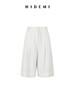HIDEMI度假系列白色艺术感水洗亚麻阔型慵懒伞状三件套 衬衫/半身裙/中短裤 商品缩略图13