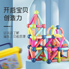 【百变磁力棒！培养宝宝的创造力】儿童百变磁力棒套装，开启宝贝创造力，ABS安全材质，防水不掉色，多种造型随意搭，光滑无味放心玩，磁力积木大颗粒，磁铁智力玩具拼装早教益智 商品缩略图0