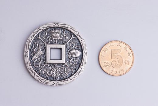 矩德泉坊 纯银手作   八宝（3.6厘米版）636 商品图8
