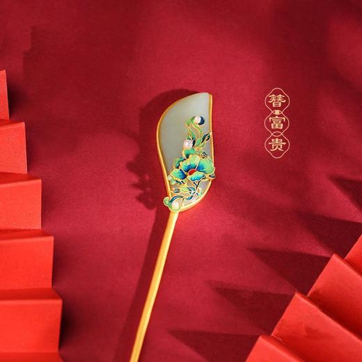 古风发簪女发钗旗袍汉服新中式盘发步摇 商品图4