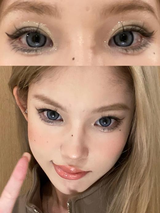 日抛 ocean girl O-14 粗边暗黑芭比蓝 14.5mm 日抛无售后！！ 商品图0