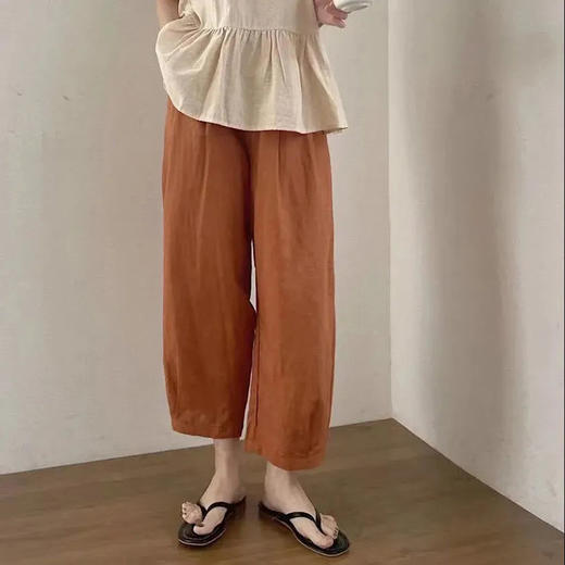 裁缝学苑AQ174 套装棉麻上衣无袖背心小衫纸样萝卜裤子打版裁剪板 商品图4