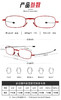 骊佳2118款可折叠可伸缩天线防蓝光辐射护目老花眼镜 商品缩略图3