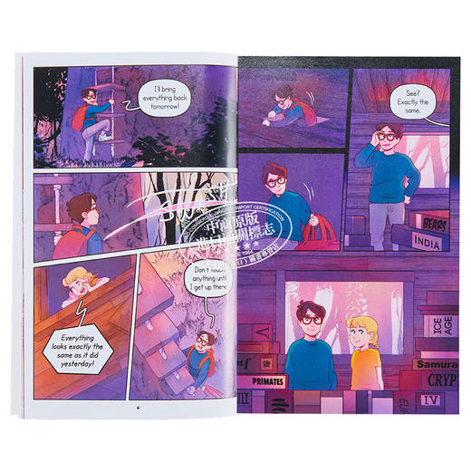 【中商原版】Magic Tree House 3 神奇树屋漫画版3 英文原版进口图书 桥梁漫画儿童图画图像小说 儿童文学 魔法树屋 小初文学 商品图4