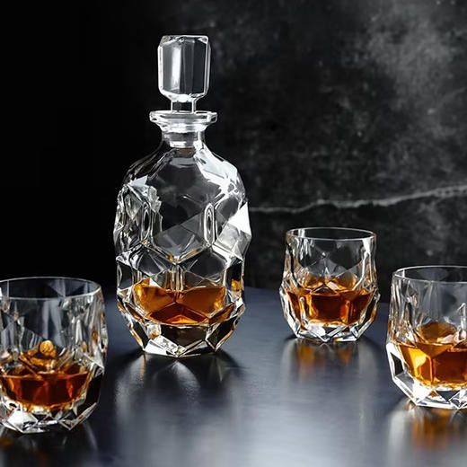 捷克进口BOHEMIA 波西米亚水晶玻璃 洋酒杯酒樽酒具套装家用轻奢 商品图1