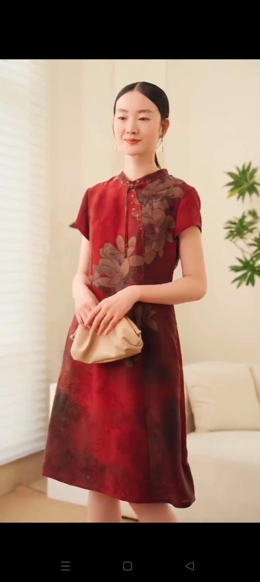 3F茗香云纱提花连衣裙 商品图0