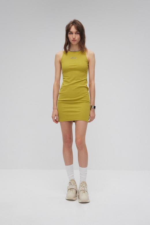 针织紧身短款连衣裙 商品图0