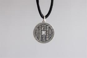 矩德泉坊 纯银手作   山鬼挂扣花边（2厘米版）648