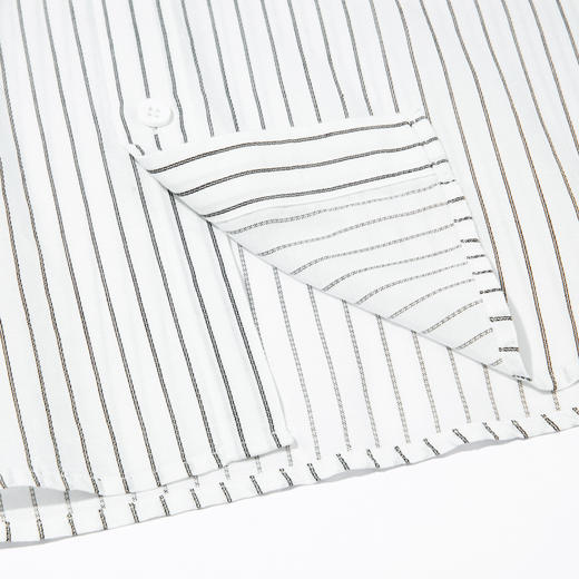 【断码清仓】HX 夏季翻领短袖衬衫S103320025101/02 商品图13