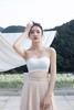 LS竹纤维女士乳胶固定杯吊带美背抹胸8558 商品缩略图3