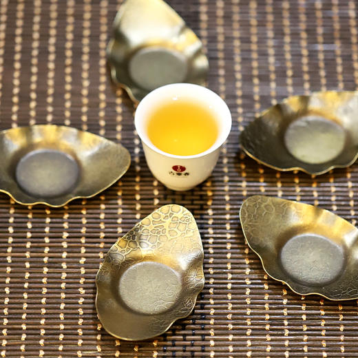 古寨春专属杯托，纯铜材质，五个一组，单拍不发货随拍下订单发货 商品图9