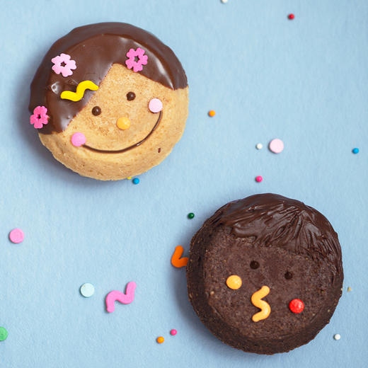 男孩巧克力味、女孩梅子味曲奇烧2枚装伴手礼 商品图6