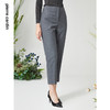 皮尔卡丹女装裤子灰色羊毛直筒裤通勤百搭西裤P3101T3019H0
 商品缩略图1