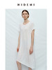 HIDEMI 度假系列极简圆领廓形云朵薄针织T恤连衣裙 商品缩略图4