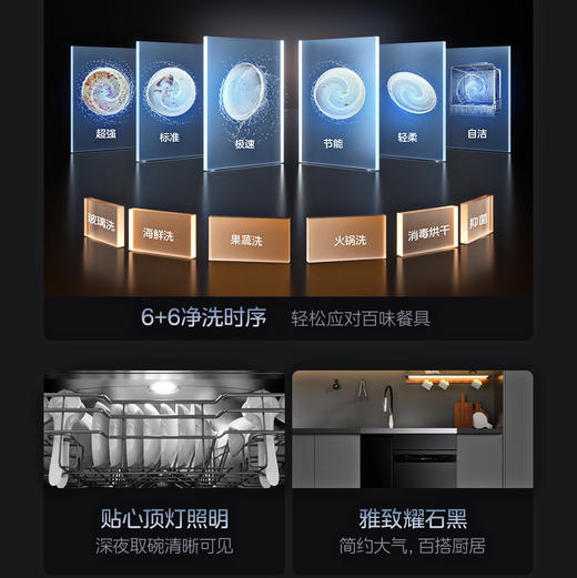 美的（Midea）洗碗机 XQ20 集成水槽 拉伸单槽 商品图11