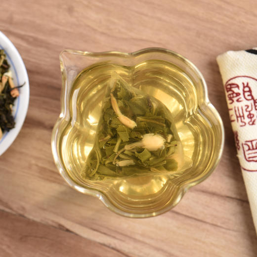 【茉莉绿茶  3g*10袋/盒】  花清新， 茶香浓 商品图5