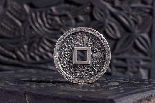 矩德泉坊 纯银手作   八宝（3.6厘米版）636 商品图3