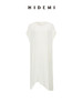 HIDEMI 度假系列极简圆领廓形云朵薄针织T恤连衣裙 商品缩略图9