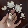 白玉兰发梳 古风发簪发钗发夹发梳u钗木簪汉服古风配饰明制头饰 商品缩略图2