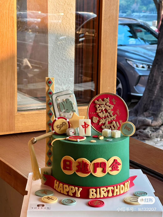 摇钱扇发财主题蛋糕，请提前3天以上预定哦 商品图5