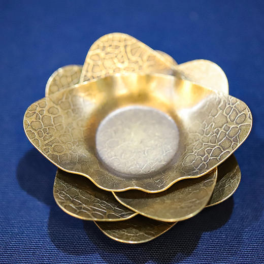 古寨春专属杯托，纯铜材质，五个一组，单拍不发货随拍下订单发货 商品图2