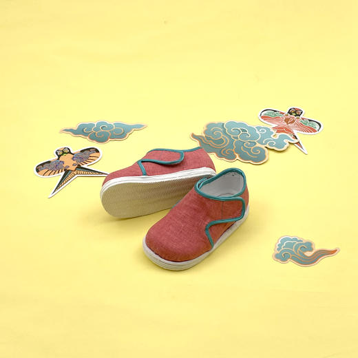 内联升童鞋千层底单鞋贴胶粘扣单鞋5288C 商品图3