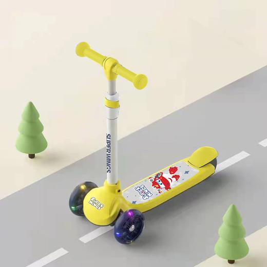 超级飞侠 3-6宝宝单脚可坐可折叠滑板车MP-SW2102儿童滑板车 商品图4