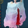 跳舞扇梦幻彩色、加长浅色渐变长绸扇古典舞广场舞 商品缩略图3