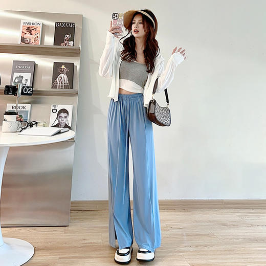 欧可纪-UPF50+ 真防晒氧气冰感 防晒裤【双用款-束脚款-开叉款】 商品图3