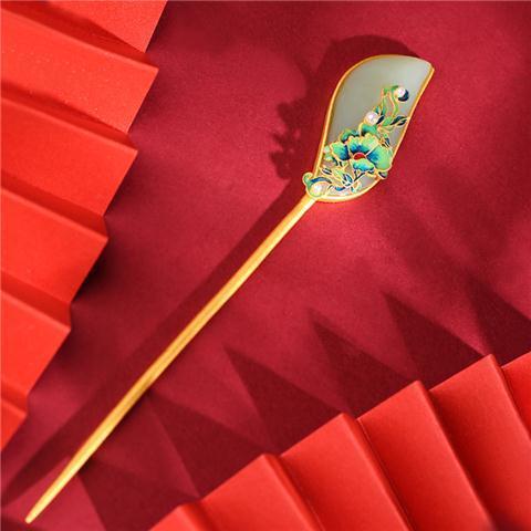 古风发簪女发钗旗袍汉服新中式盘发步摇 商品图1