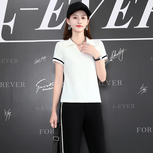 夏季新款，洋气短袖长裤显瘦两件套运动装WH-Z2317 商品图7