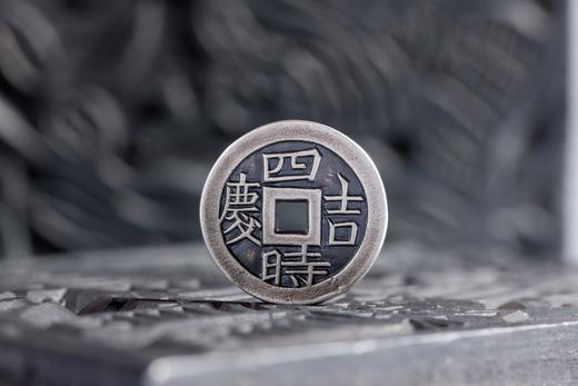 矩德泉坊 纯银手作   四时吉庆八节平安（2.4厘米版）649 商品图5