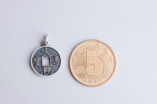 矩德泉坊 纯银手作   大观崇宁合背（1.3厘米版）646 商品图8