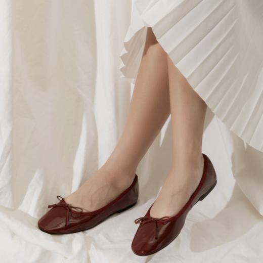 德芙琳Kacey Devlin漆皮平底蛋卷鞋|奢侈羊皮，千元质感，轻盈巨软久穿不累 商品图4