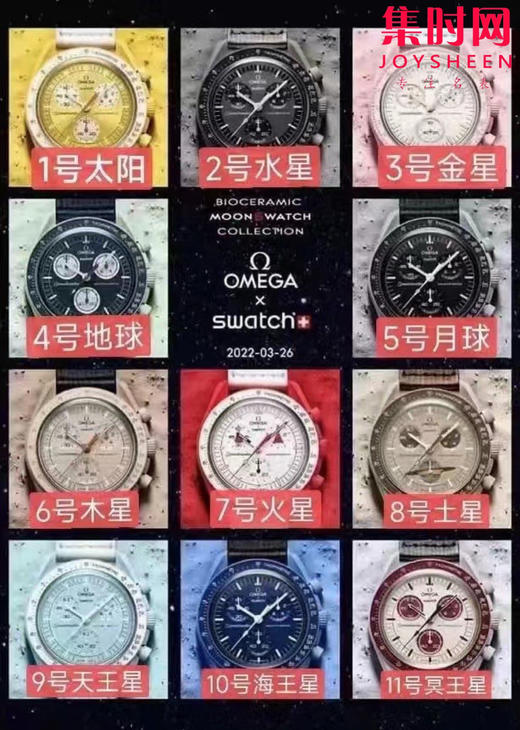 欧米茄&斯沃琪联名款 超霸系列月球表“月球” 商品图8