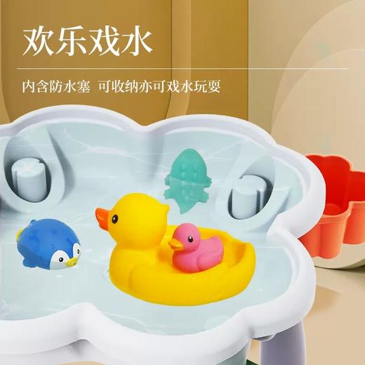 Toyroyal日本皇室儿童积木桌子多功能大颗粒男孩女孩益智力拼装玩具桌宝宝动脑学习TRY-88701 商品图2