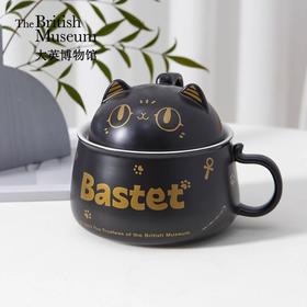 大英博物馆盖亚·安德森猫和她的朋友们系列 萌猫异形陶瓷碗泡面碗