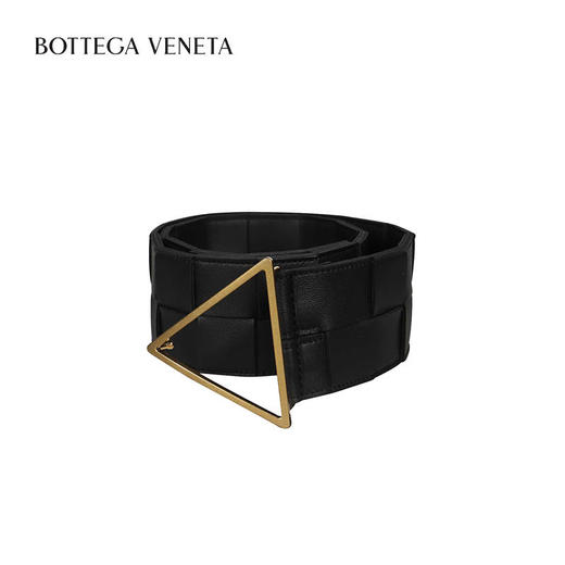 BOTTEGAVENETA宝缇嘉编制三角形针扣式腰带 商品图9