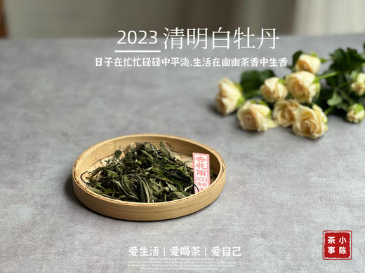 2023清明白牡丹，兰花香落水，汤水敦厚、润泽，一杯回到杏花春雨的江南 商品图1