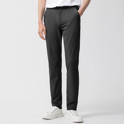圣得西男士凉感冰丝休闲裤春夏新款时尚弹力薄款商务直筒长裤2312913035 商品图5