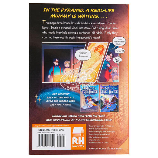 【中商原版】Magic Tree House 3 神奇树屋漫画版3 英文原版进口图书 桥梁漫画儿童图画图像小说 儿童文学 魔法树屋 小初文学 商品图1