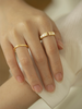 Oflye潮流饰品 轻奢贝壳戒指女新款小众设计食指戒精致开口戒指环潮 商品缩略图6