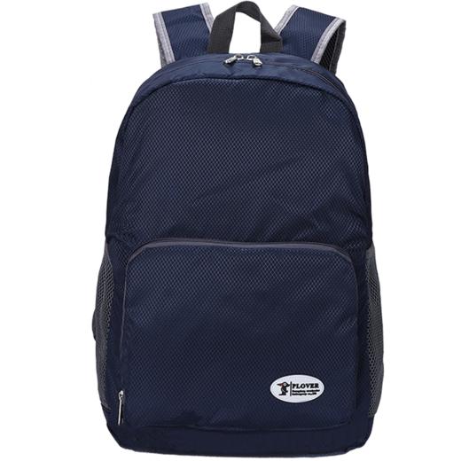 【自营】PLOVER香港啄木鸟可折叠双肩背包GD3612-L 深蓝色 商品图1
