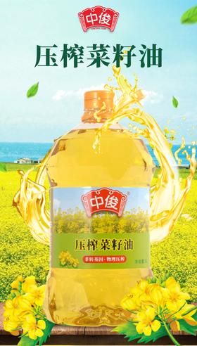 黄冈黄梅 中俊 压榨菜籽油5L