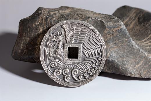 矩德泉坊 纯银手作   龙凤压箱钱（10厘米精致版）639 商品图4