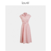 【长绒棉】Laurel劳芮 时尚前卫盖袖粉连衣裙LWL342Y05400 商品缩略图6