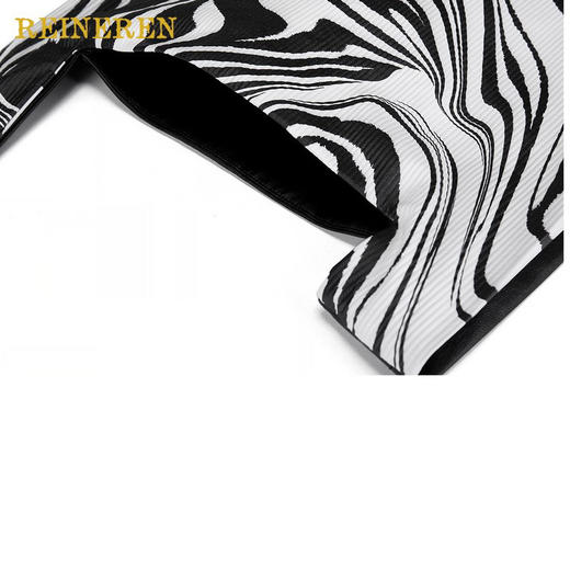 斑马纹印花压皱手提包 商品图4