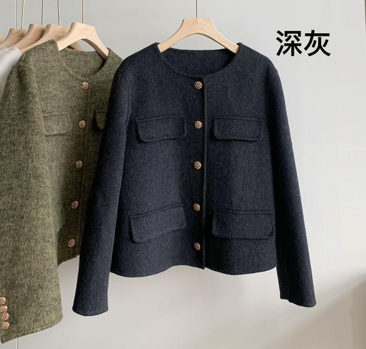 6色反季羊毛大衣 商品图9