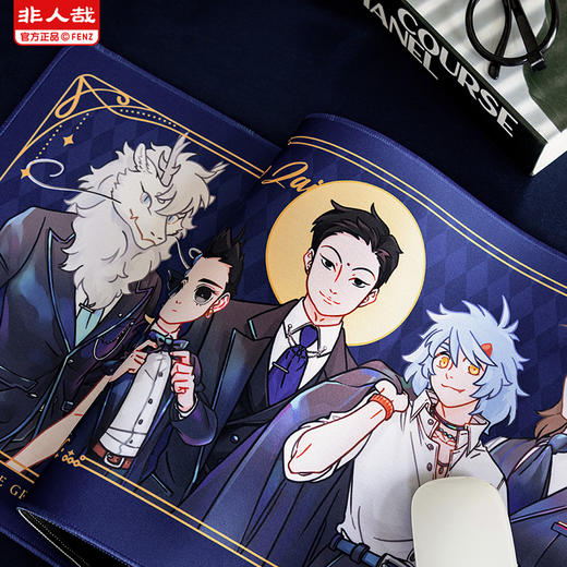 《非人哉官方店》非人盛典鼠标垫卡通动漫原创键盘垫子护腕防滑桌垫 商品图3